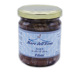 Filets d'anchois de Sicile à l'huile