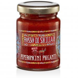 Sauce peperoncini. Tapenade de piments de sicile