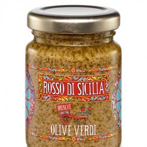 Sauce bruschetta aux olives vertes